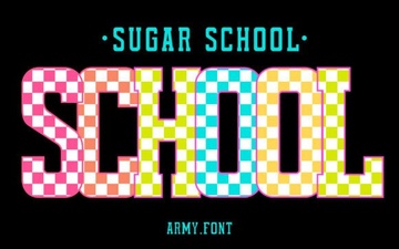 Sugar School Font: Friendly Design for Playful Projects