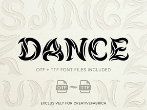 Dynamic Dance Fonts for Creative Projects