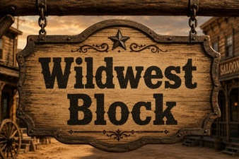 Western-Themed Designs with Wildwest Block Font